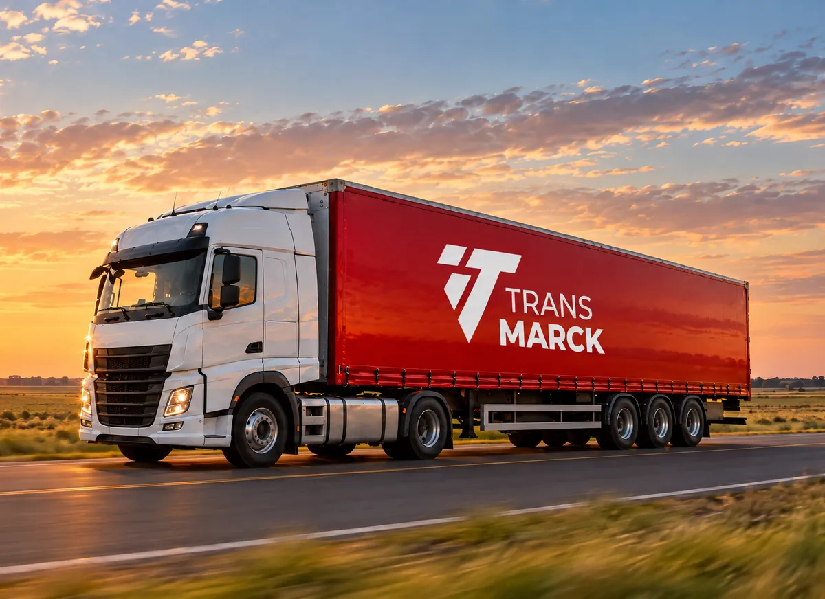 Camión de TransMarck en ruta